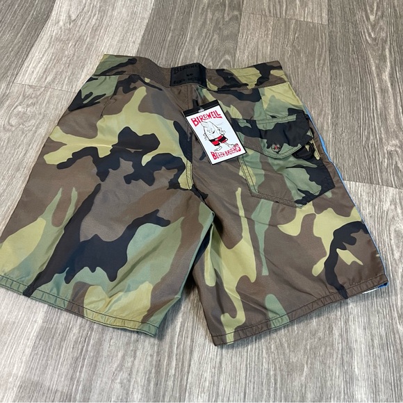 Birdwell Beach Britches Men's 311 Board Shorts NOS Camo Size 28 VTG - Picture 2 of 6